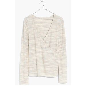 Madewell | Space Dye Faux Wrap Top